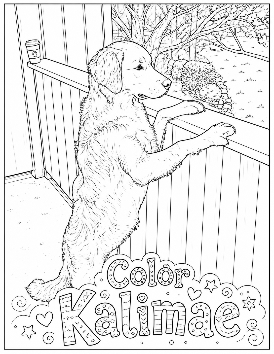 Preview of free Kalimae coloring page three