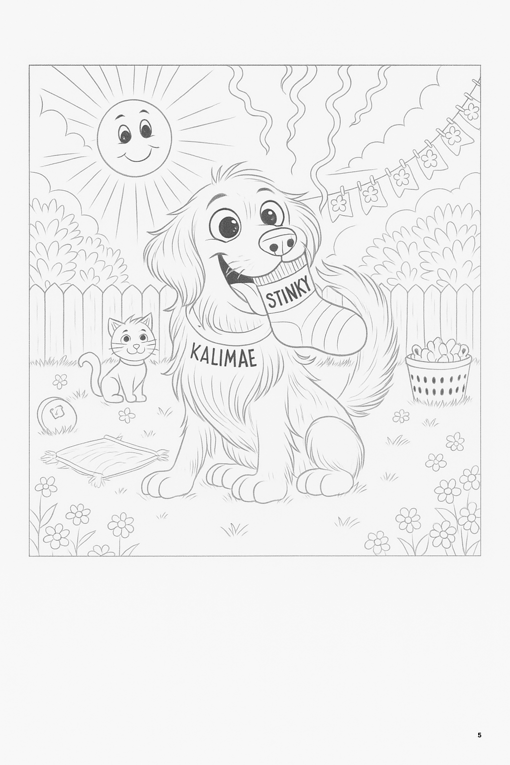 Preview of free Kalimae coloring page four